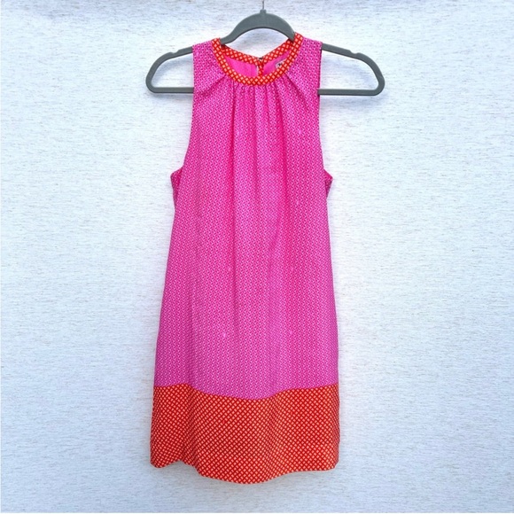 Juicy Couture Dresses & Skirts - Juicy Couture Sleeveless Pink and Orange Pattern Mini Dress size 2